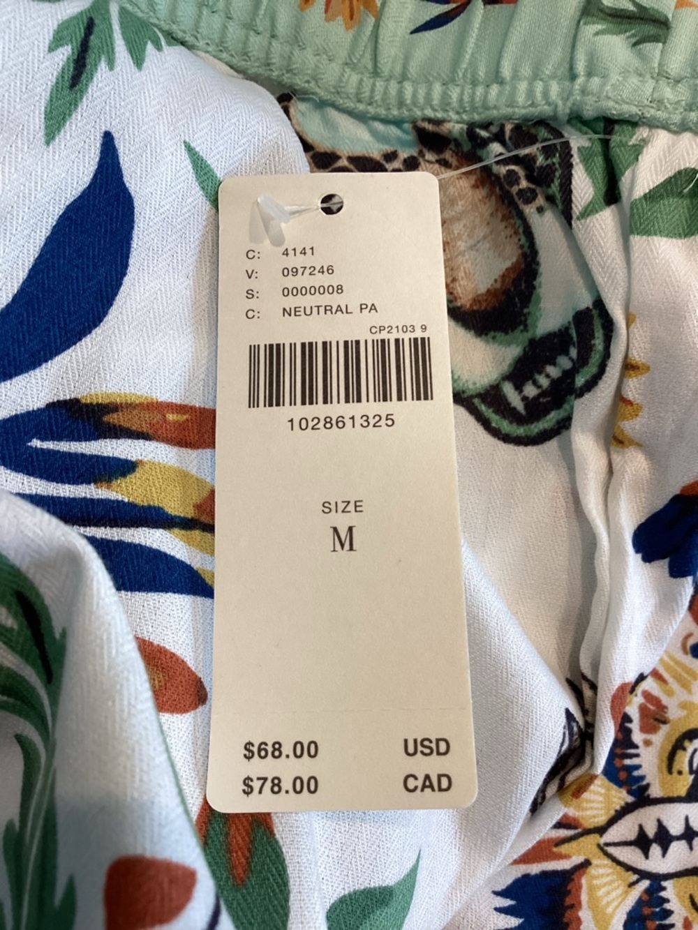 🐆Anthropologie LyreBird Cloud Flannel Pajama Pants NEW Medium - Picture 12 of 15